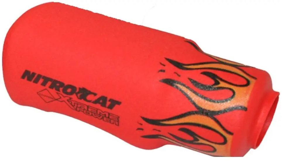Hassle-Free Returns NITROCAT 1355-XLBR Red Flame Nose Boot For 1355-XL 3/8-Inch Impact Wrench