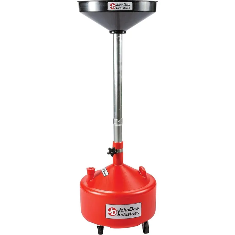 Hassle-Free Returns JohnDow Industries JDI-8DCP Crew Chief8 Gallon Economy Portable Poly Oil Drain