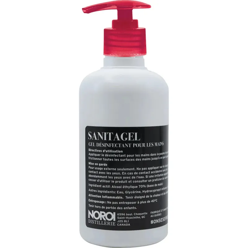 Tobeq 25587 250ml Hand Sanitizer Gel with 70% Ethyl Alcohol, Clear Gel Limited Offer