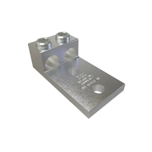 Super Sale FTZ Industries Aluminum Mechanical Lug, Two Conductor, 600kcmil-2 AWG, 1/2 Bolt