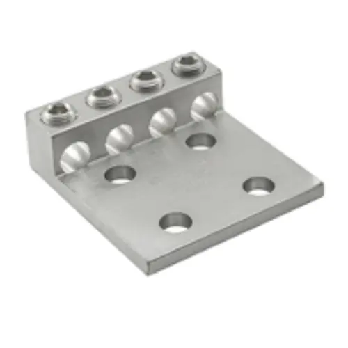 Authentic FTZ Industries Aluminum Mechanical Lug, 4 Conductor, 1/2-in Bolt, 350 kcmil-6 AWG