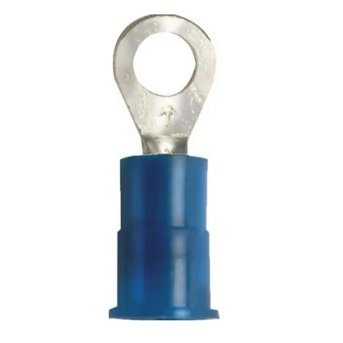 Top Rated FTZ Industries Nylon Insulated Ring, 12-10 AWG, 1/4-in Stud