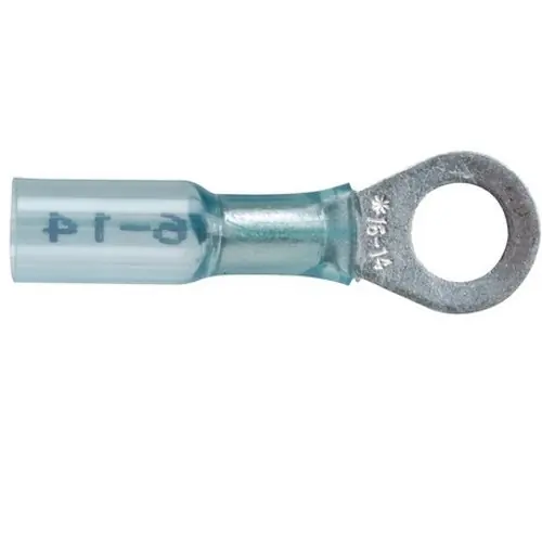 Sale FTZ Industries Brazed Seam Ring, 12-10 AWG, 1/4-in Stud, Clear Seal, 5 Pack