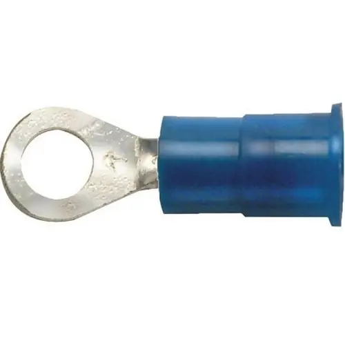 FTZ Industries Ring Terminal, Nylon, 16-14 AWG, 1/4-in Stud, 25 Pack Buy Today