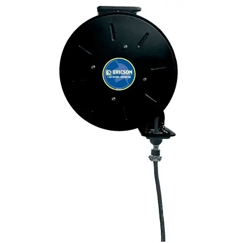 Affordable Ericson 50-ft Retractable Reel, NEMA 20A & Blunt End, 12/3 AWG, 125V, BLK