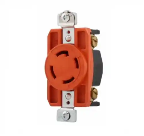 Eaton Wiring 30 Amp Locking Receptacle, NEMA 15-30, Isolated Ground, 250V, Orange Best Choice
