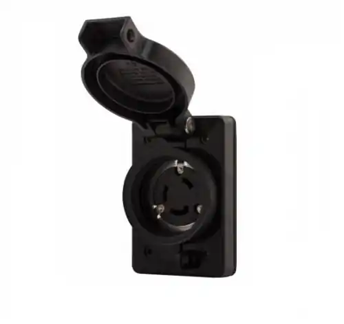 Eaton Wiring 30 Amp Locking Receptacle, NEMA L10-30, 125/250V, Black Trending
