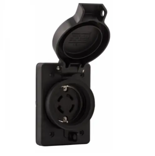 Reduced Price Eaton Wiring 30 Amp Locking Receptacle, Industrial, NEMA L17-30, 600V, Black