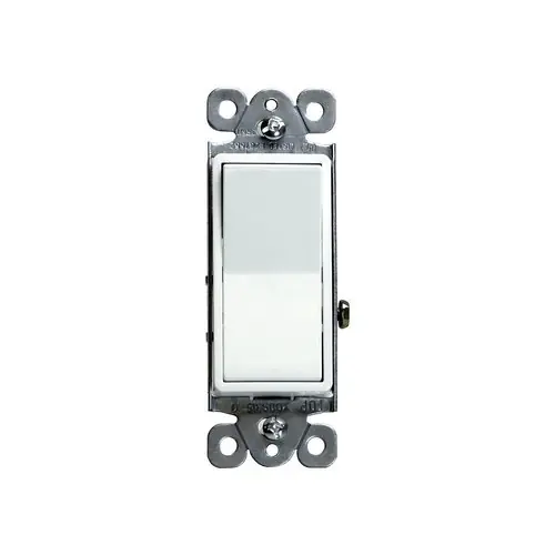 Enerlites White Residential Grade AC Quiet Single Pole 15A Decorator Switch Genuine