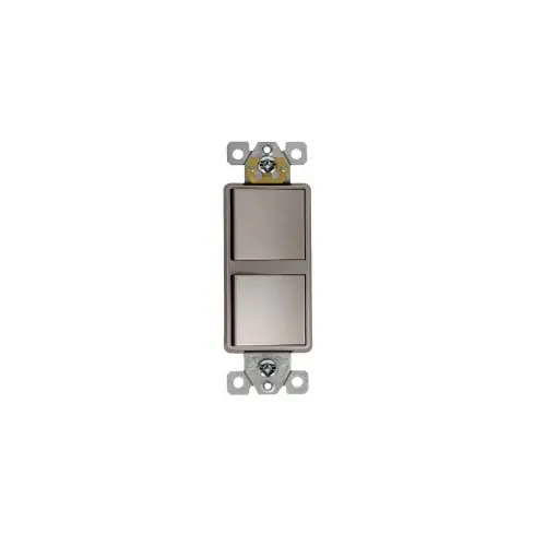 Get Yours Enerlites 15 Amp Decorator Combination Switch, Side Wire Only, Dark Bronze