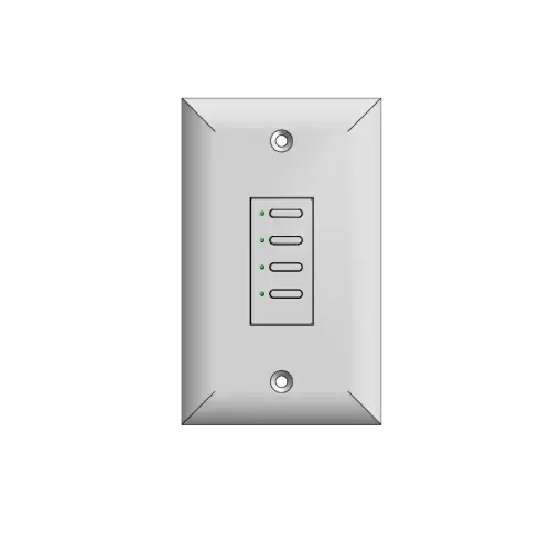 Steinel LV Series Momentary Switch w/ Green LED, 4 Button, White Free Shipping