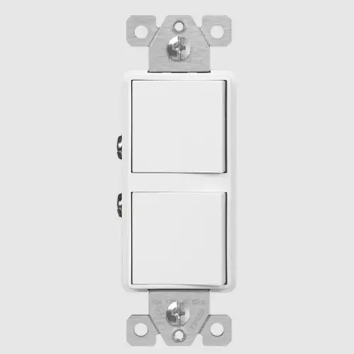 Enerlites 3-Way Switch, 2 Switches, Self-Grounding, 120V, 15 Amp, Ivory Latest