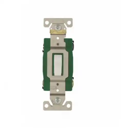 Eaton Wiring 30 Amp Toggle Switch, Industrial Grade, White Holiday Sale
