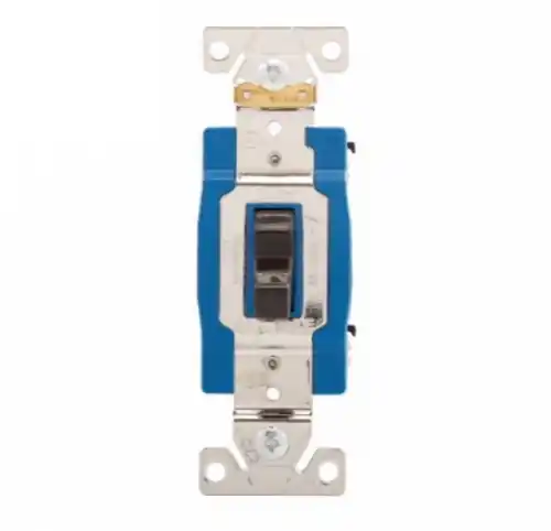 Eaton Wiring 15 Amp Toggle Switch, Single-Pole, Industrial, Blue Special Discount