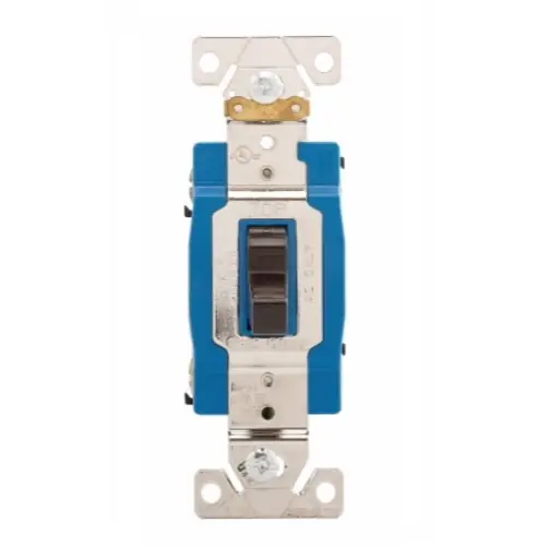 Eaton Wiring 15 Amp Toggle Switch, Double-Pole, Industrial, Brown Weekend Sale