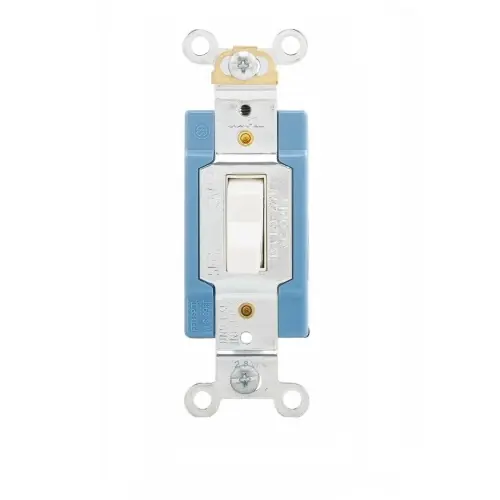 Eaton Wiring 15 Amp Toggle Switch, 3-Way, Industrial, White Genuine