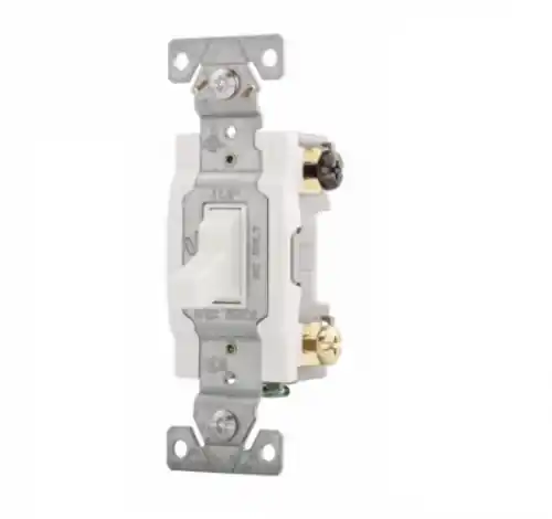 Eaton Wiring 15 Amp Toggle Switch, 4-Way, Commercial, White Super Sale