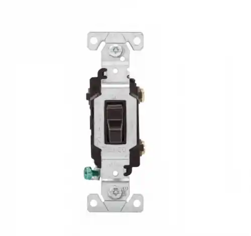 No Minimum Order Eaton Wiring 20 Amp Toggle Switch, Single Pole, 120/277V, Brown