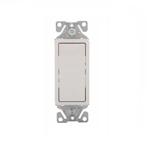 Eaton Wiring 15 Amp Rocker Switch, Auto-grounded, Single-Phase, Ivory Buy Today