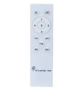 Certified Royal Pacific Hand-Held Fan & Light Control w/ Receiver for 1080W Fan, 5-Speed, DC