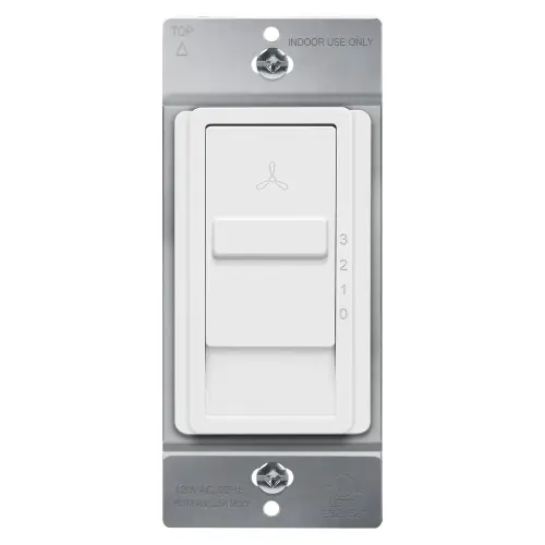 Deal Enerlites 3-Speed Fan Control, Single Pole, 120V, 2.5 Amp, White