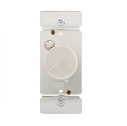 Affordable Eaton Wiring 5 Amp Fan Speed Controller, Fully Variable, Rotary, Non-Preset, Light Almond
