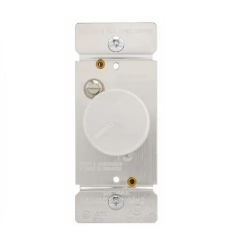 Price Drop Eaton Wiring 5 Amp Fan Speed Controller, Fully Variable, Rotary, Non-Preset, White
