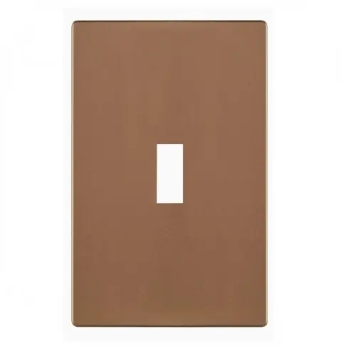 Best Price Eaton Wiring 1-Gang Toggle Wall Plate, Mid-Size, Screwless, Polycarbonate, Brushed Bronze