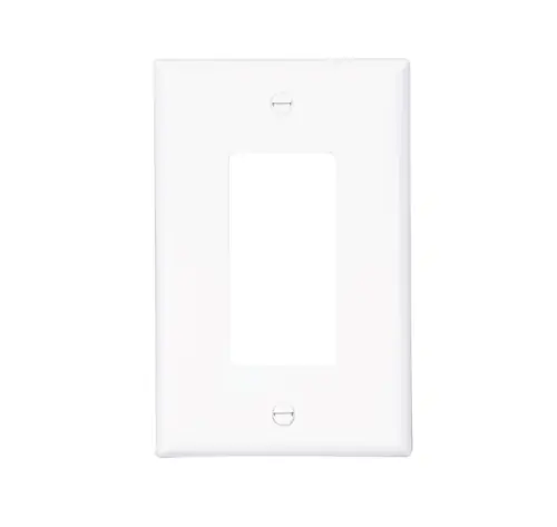 Exclusive Eaton Wiring 1-Gang Wall Plate, Decorator, Midsize, Polycarbonate, White