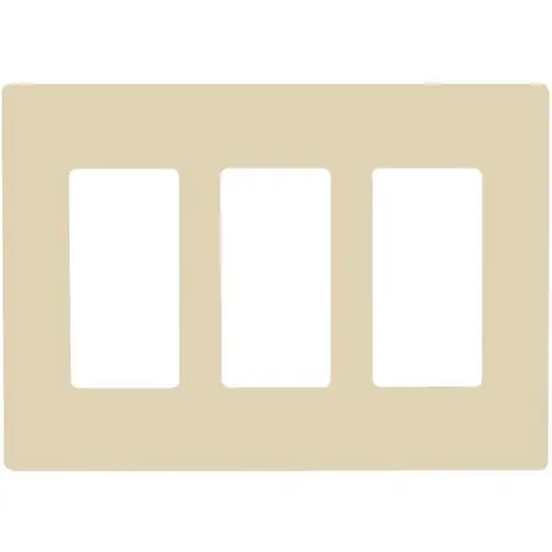 Enerlites Ivory 3-Gang Standard Size Decorator Screw less Wall plates Best Price