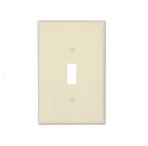 Eaton Wiring 1-Gang Toggle Wall Plate, Mid-Size, Almond Best Seller