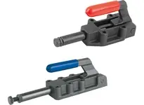 Today Only KIPP K0087.5000 PUSH-PULL CLAMP HEAVY VERSION F2=50000 STEEL PHOSPHATED COMP:PLASTIC COMP:BLUE GRIFF FEST
