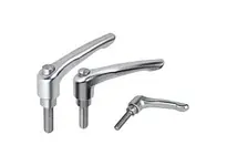 Secure Checkout KIPP K0124.92A3X30 ADJUSTABLE HANDLE WTIH PROTECTIVE CAP SIZE:2 5/16-18X30 STAINLESS STEEL ELECTROPOLISHED COMP:STAINLESS STEEL