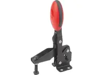 KIPP K0662.012000 TOGGLE CLAMP VERTICAL STANDARD HORIZONTAL FOOT STEEL NITROCARB+OXIDIZED COMP:POLYAMIDE Best Choice