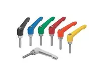 Buy Today KIPP K0270.20888X40 ADJUSTABLE HANDLE SIZE:2 M08X40 PLASTIC GRAY RAL7035 COMP:STAINLESS STEEL