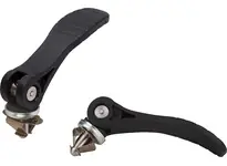 Seasonal Sale KIPP K0751.121107X8 CAM LEVER WITH QUICK LOCK X=79-83 A=715 B=22 POLYAMIDE BLACK COMP:FREE-CUTTING STEEL