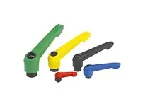 KIPP K0269.1AE16 ADJUSTABLE HANDLE SIZE:1 8-32 PLASTIC YELLOW RAL1021 COMP:STEEL Top Rated