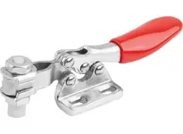 KIPP K1543.0250 TOGGLE CLAMP HORIZONTAL MINI HORIZONTAL FOOT F1=250 ADJUSTABLE CLAMPING SPIND M04X20 STEEL ELECTRO Fan Favorite