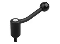 Shop Now KIPP K0108.4241X70 TENSION LEVER SIZE:4 M24X70 A=1285 FORM:20 degree STEEL COMP:PLASTIC