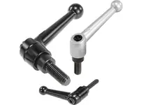 Limited Time KIPP K0116.1A11X50 ADJUSTABLE HANDLE SIZE:1 10-32X50 ZINC BLACK SATIN COMP:STEEL